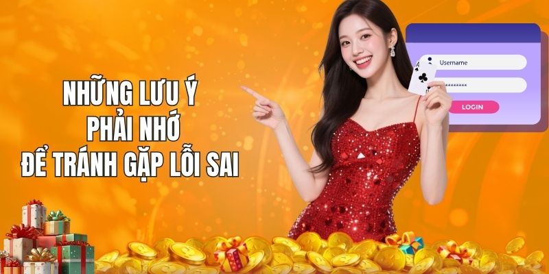 Những lưu ý bạn phải nhớ để tránh gặp lỗi sai